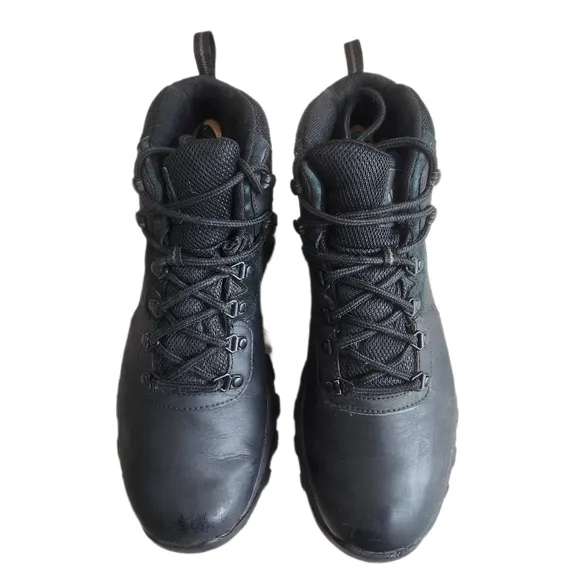 Columbia Newton Ridge Plus II Waterproof Black Hiking Boots, Mens 11