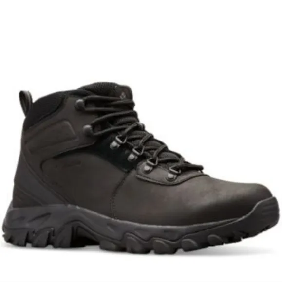 Columbia Newton Ridge Plus II Waterproof Black Hiking Boots, Mens 11
