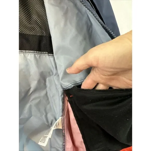 Columbia‎ Rain Boat Jacket Men's Small US Coast Guard Hooded Packable Waterproof