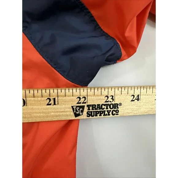 Columbia‎ Rain Boat Jacket Men's Small US Coast Guard Hooded Packable Waterproof
