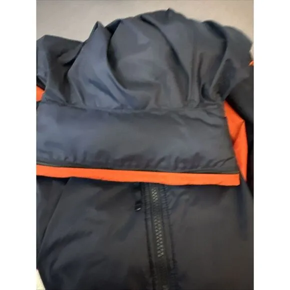 Columbia‎ Rain Boat Jacket Men's Small US Coast Guard Hooded Packable Waterproof
