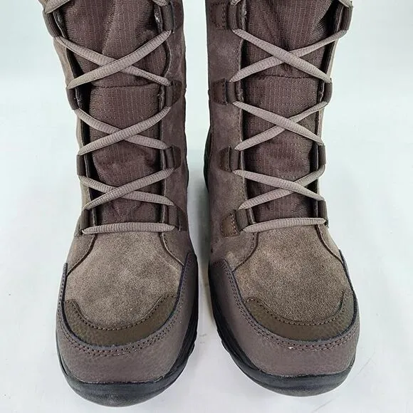 Columbia Women's Ice Maiden II Boots US 10 Brown 200G Insulation Fur Trim Boot