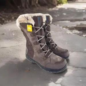 Columbia Women's Ice Maiden II Boots US 10 Brown 200G Insulation Fur Trim Boot