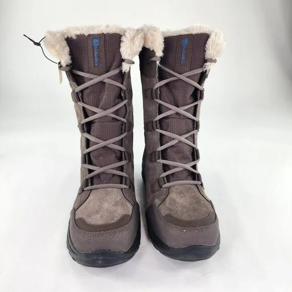 Columbia Women's Ice Maiden II Boots US 10 Brown 200G Insulation Fur Trim Boot