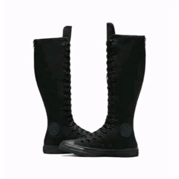Converse A12325C Chuck Taylor All Star XX Hi Black Womens Boots Size 9