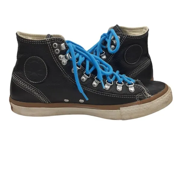 Converse Chuck Taylor All Star Hiker All Star Hi Top Black Leather SZ 9 M/11 W