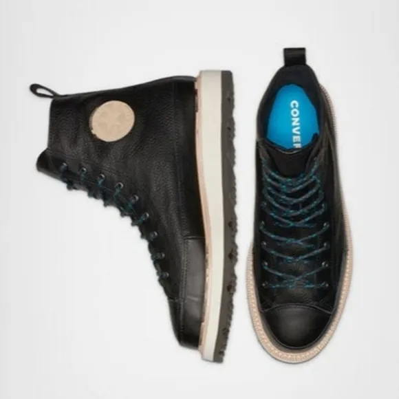 Converse Chuck Taylor Crafted leather terrain boots 8.5 mens/ 10 women's black