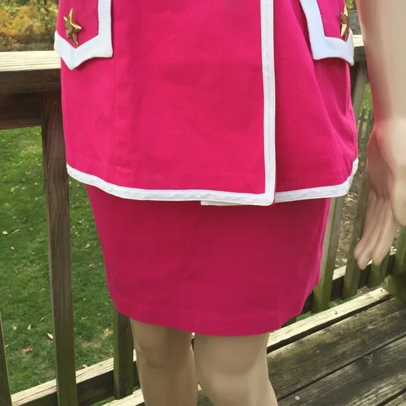 COPY - Vintage 1990’s Pink Skirt Suit Cruise Party Size S