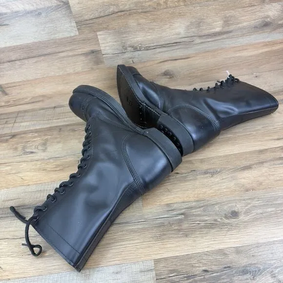 Corcoran Boots Mens Size 11E Black Combat Jump Made In USA Vtg