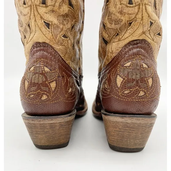 Corral  Leather Brown Tan Boots A1947