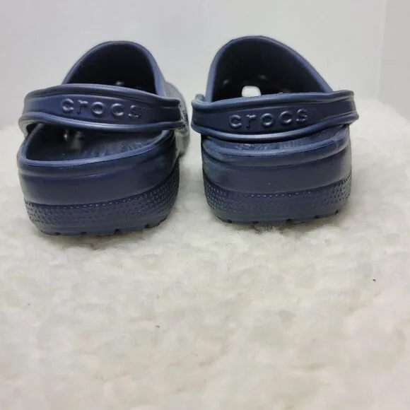 Crocs Classic Clog Slip On Shoes NAVY US Size Men's 9 Women's 11