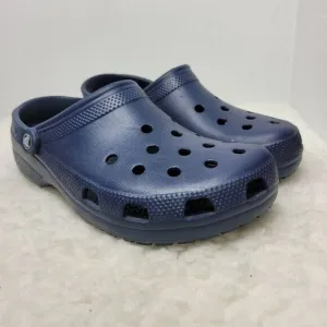 Crocs Classic Clog Slip On Shoes NAVY US Size Men's 9 Women's 11