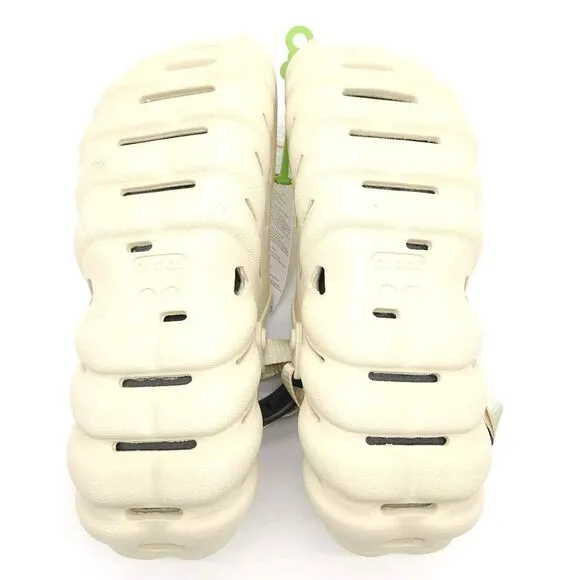 Crocs‎ Echo Clog (Mens Size 13) Slip On Shoes Sandals Bone Black New In Package
