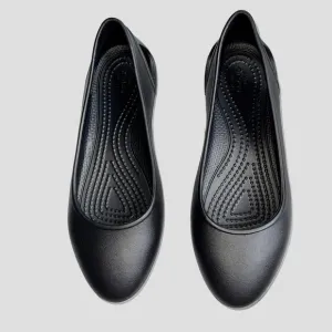 Crocs Laura Women’s Size 4 Flats Slip On shoes Black