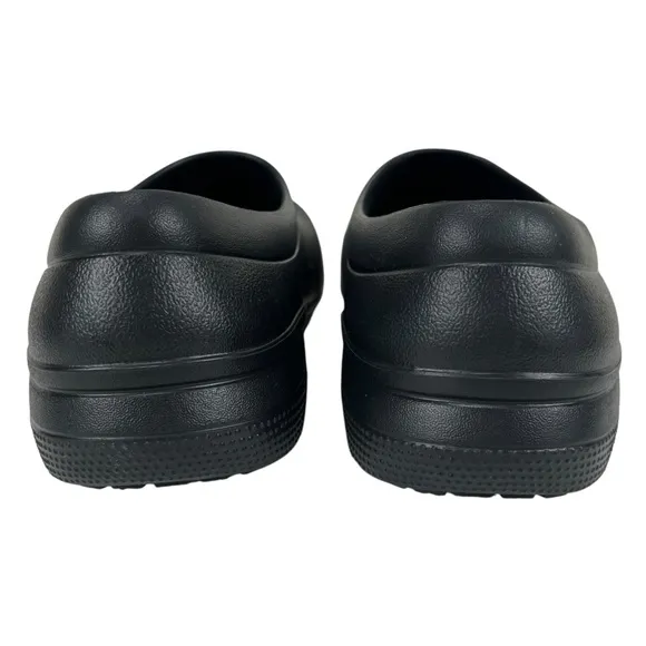 Crocs | Men 11 | Black On The‎ Clock Slip Resistant Work Slip-On Clog Shoes
