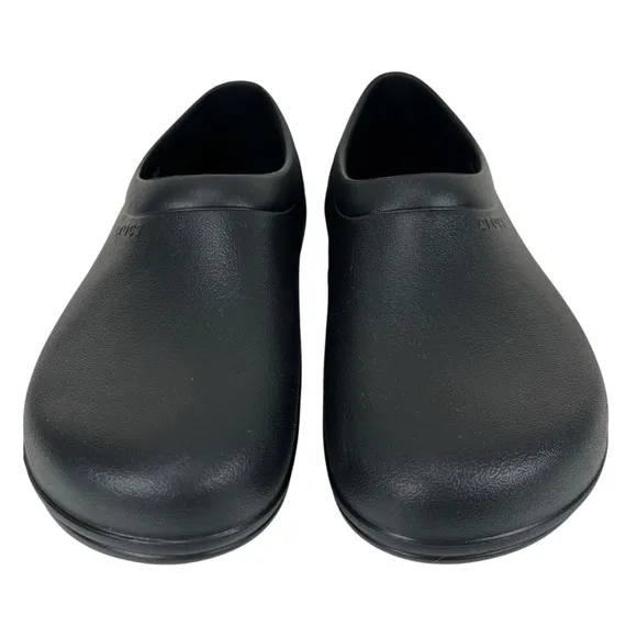 Crocs | Men 11 | Black On The‎ Clock Slip Resistant Work Slip-On Clog Shoes
