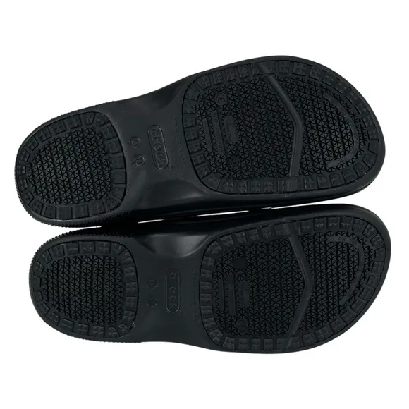 Crocs | Men 11 | Black On The‎ Clock Slip Resistant Work Slip-On Clog Shoes