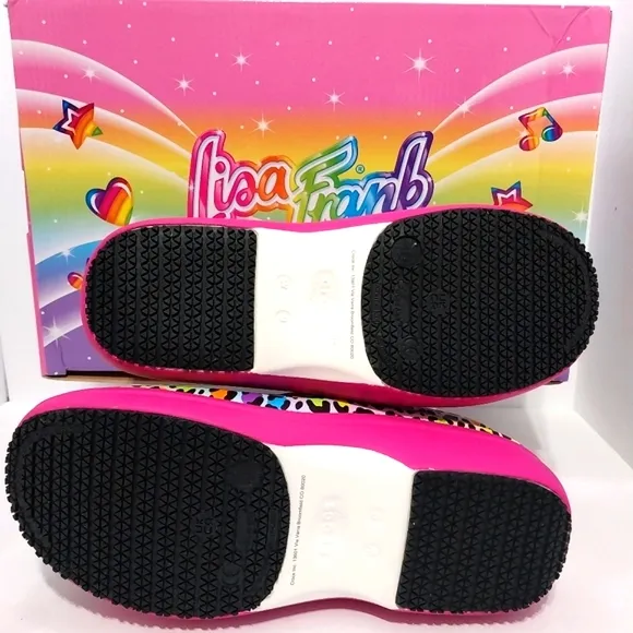 Crocs x Lisa Frank Limited Edition Neria‎ Pro II Clog, NWT,  Size 9