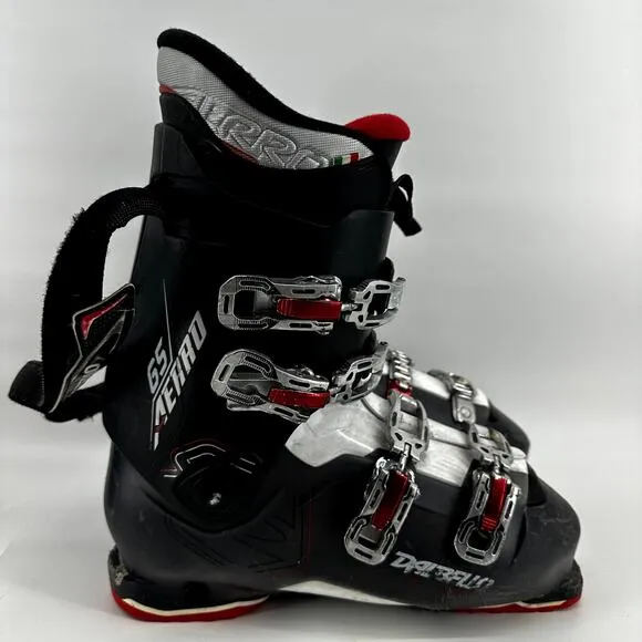 Dalbello Aerro 65 Ski Boots 2013 Bi-Injected Tall Waterproof Black Red 10.5