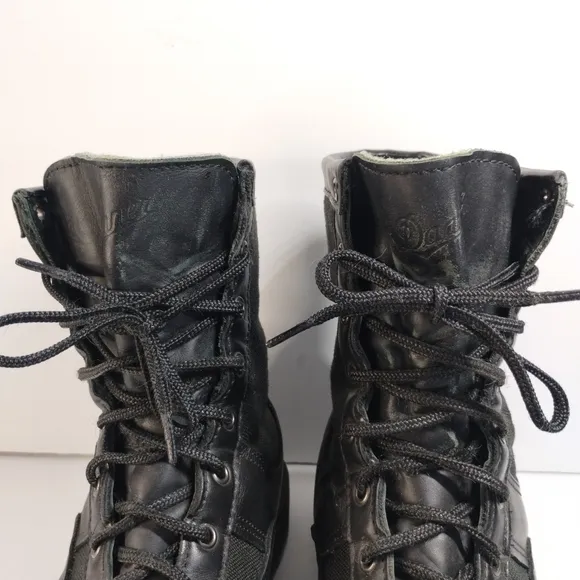 Danner Acadia Combat Boots Men 14 Black Leather Gore Tex USA Tactical READ !