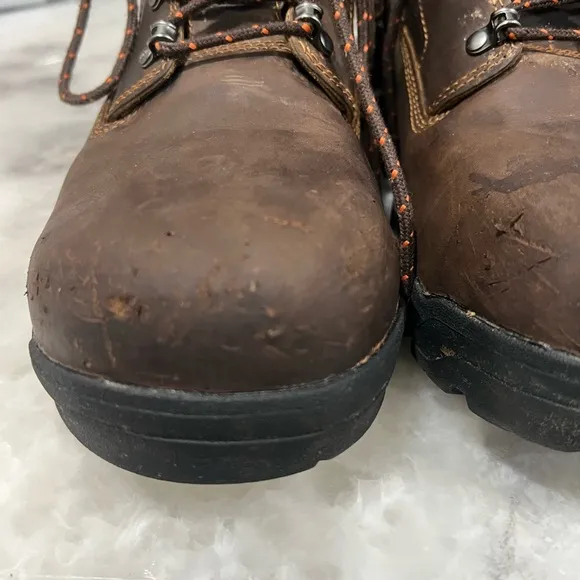 DANNER® CRAFTER 6&quot; BROWN COMPOSITE TOE WATERPROOF WORK BOOTS 12435 - Size 10