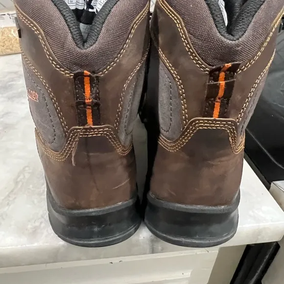 DANNER® CRAFTER 6&quot; BROWN COMPOSITE TOE WATERPROOF WORK BOOTS 12435 - Size 10