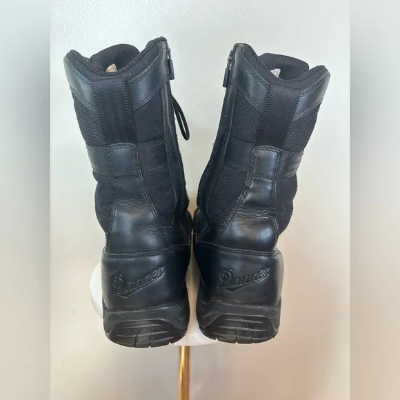 DANNER Striker Torrent 8&quot;‎ Black Leather Fabric 400G Thinsulate Army Boots 11.5