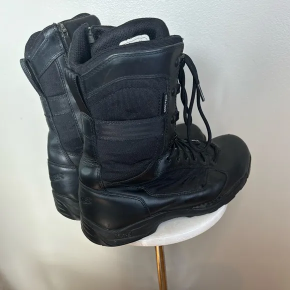 DANNER Striker Torrent 8&quot;‎ Black Leather Fabric 400G Thinsulate Army Boots 11.5