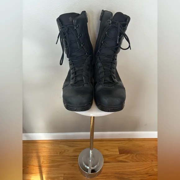 DANNER Striker Torrent 8&quot;‎ Black Leather Fabric 400G Thinsulate Army Boots 11.5