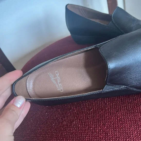 🆕Dansko Comfort Black Leather Slip-On Shoes