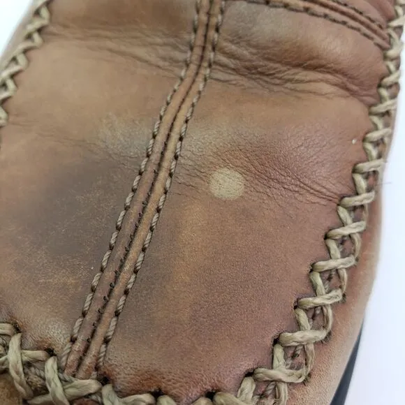 Dansko Madigan Womens Size EU 39 US 8.5-9 Brown Leather Slip On Mule Shoes