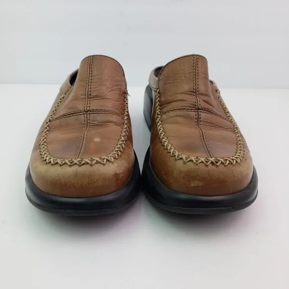 Dansko Madigan Womens Size EU 39 US 8.5-9 Brown Leather Slip On Mule Shoes
