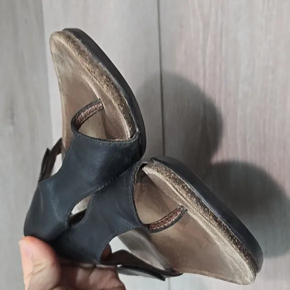 Dansko Women Leather Loop Toe Sandals Shoes Sz 40/9.5-10