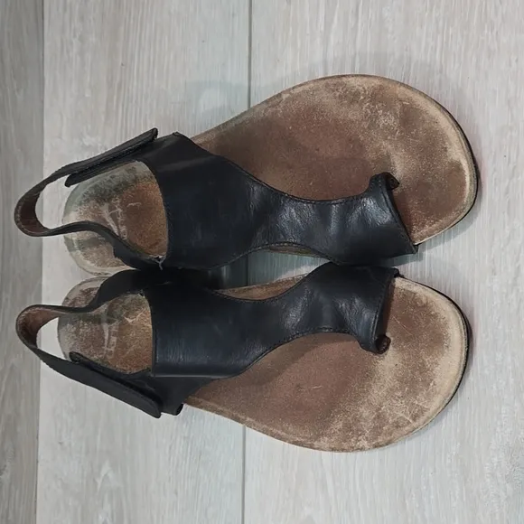 Dansko Women Leather Loop Toe Sandals Shoes Sz 40/9.5-10