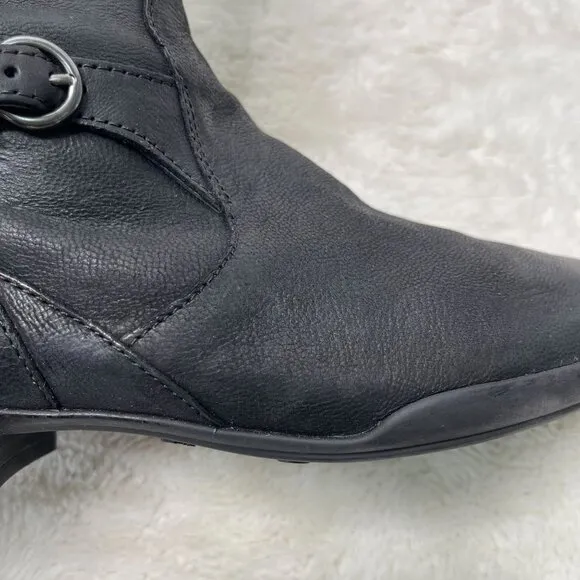 Dansko Women's Black Kay Leather Tall Knee High Boots Shoes Size 38