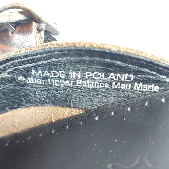 Dansko Women's Merie EU38 US 7-7,5 Brown Oiled Leather Open Back Clogs Shoes