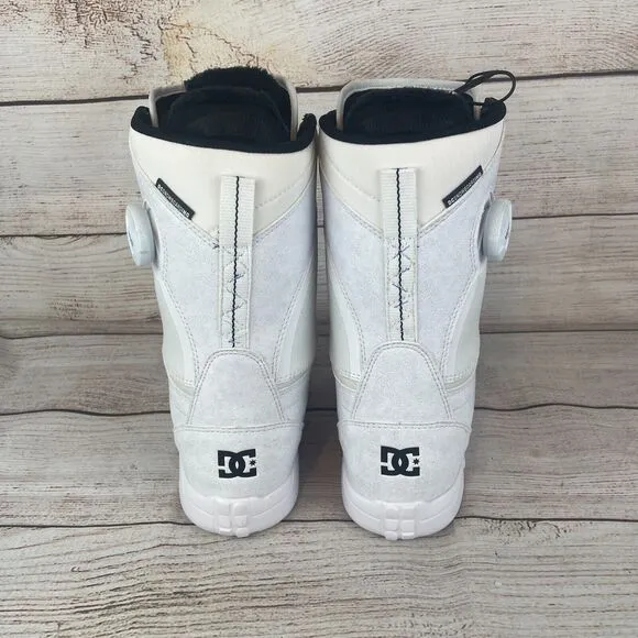 DC Lotus BOA Snowboard Boots Womens Sz 5 All White