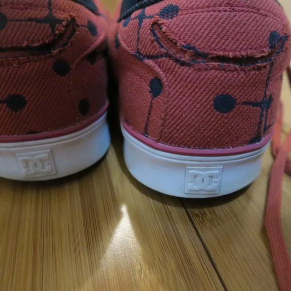 DC Shoes x Commonwealth Charles &amp; Ray Eames Dots Gatsby 301792 Red Men's 11.5