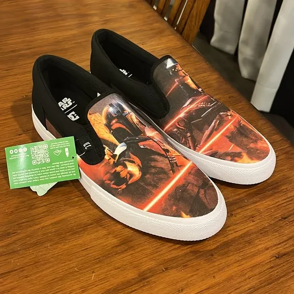 DC Shoes x Star Wars SW Manual Slip on Skate Shoes Sneakers new Mens Size 12