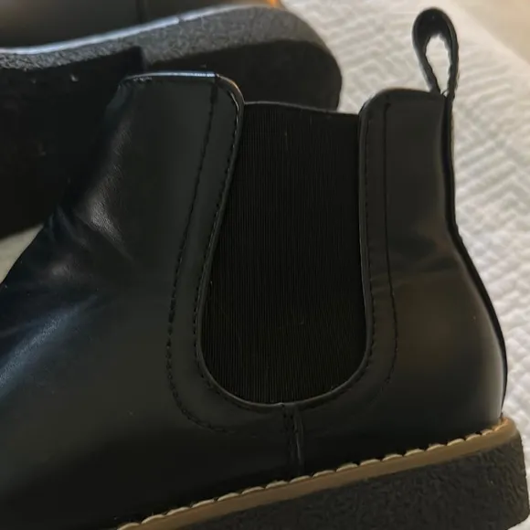 Deer Stag Men's Black Leather Chelsea Boots size 6 excellent condition