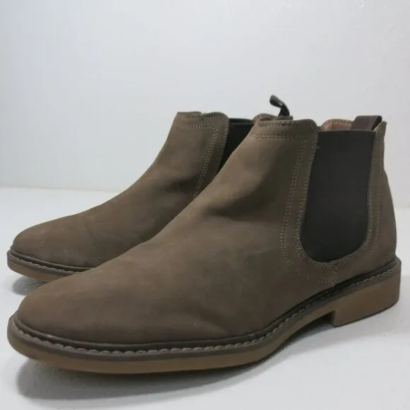 Dexter Dirty Nubuck Leather Chelsea Boots Men's Comfort Footwear Shoes Sz 8