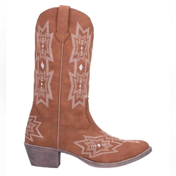 Dingo by Dan Post Rosalin Embroidered Western Boots like new condition Size 6