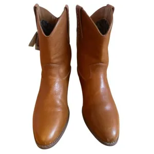 DINGO | New with Tags Men's Lefty Pull-on Western Boots in Camel Leather Sz 11D