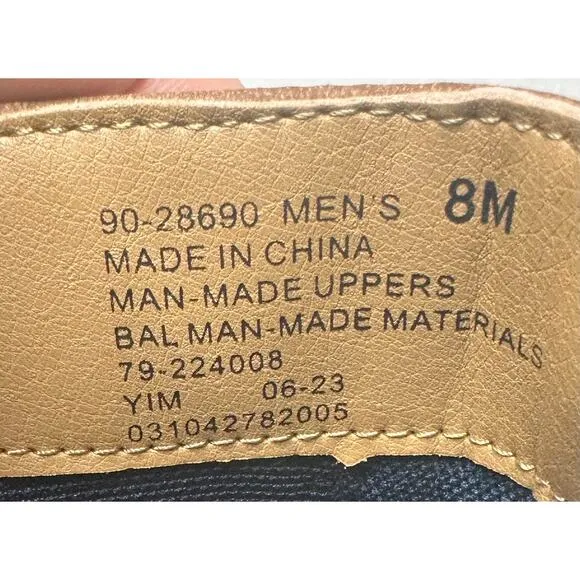 Dockers Men's Novi Comfort Boots Dark Tan Size 8M NWT