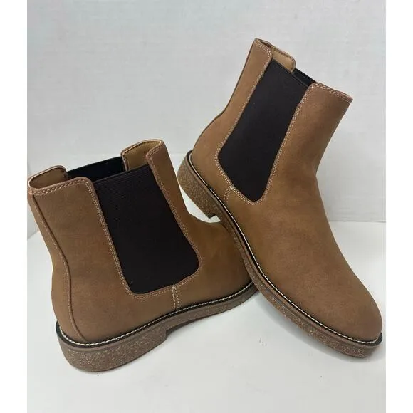 Dockers Men's Novi Comfort Boots Dark Tan Size 8M NWT