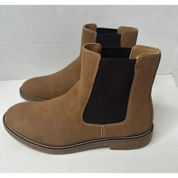 Dockers Men's Novi Comfort Boots Dark Tan Size 8M NWT