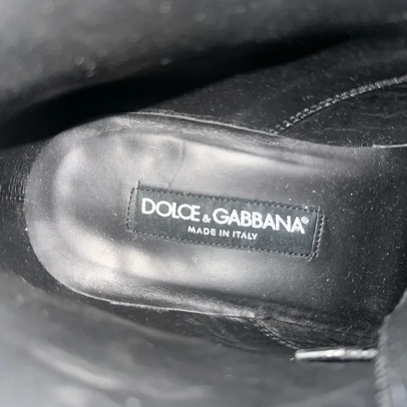 Dolce &amp; Gabbana Men's Black Leather Boots