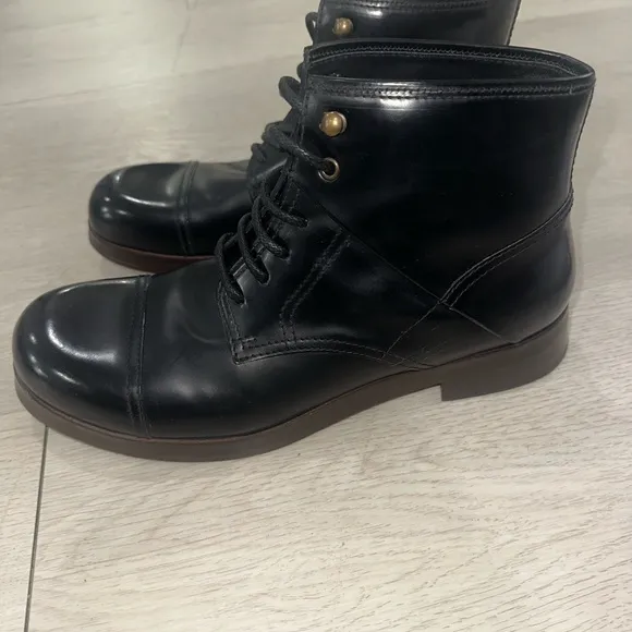 Dolce &amp; Gabbana Men's Black Leather Boots