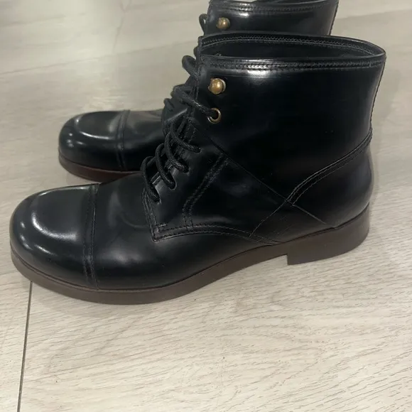 Dolce &amp; Gabbana Men's Black Leather Boots