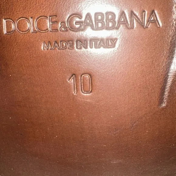 Dolce &amp; Gabbana Men's Black Leather Boots